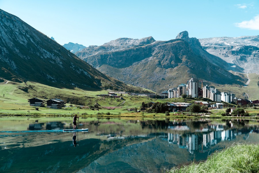 paddle lac tignes