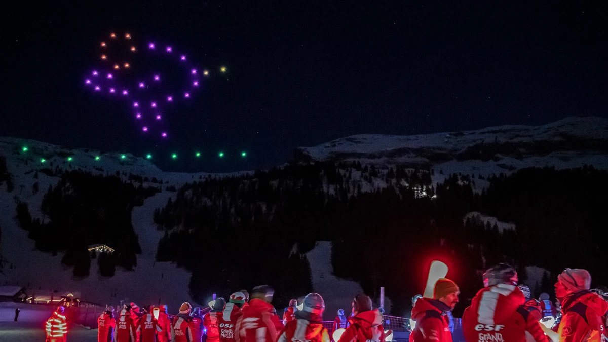 Spectacles de drones lumineux | CGH Résidences & Spas